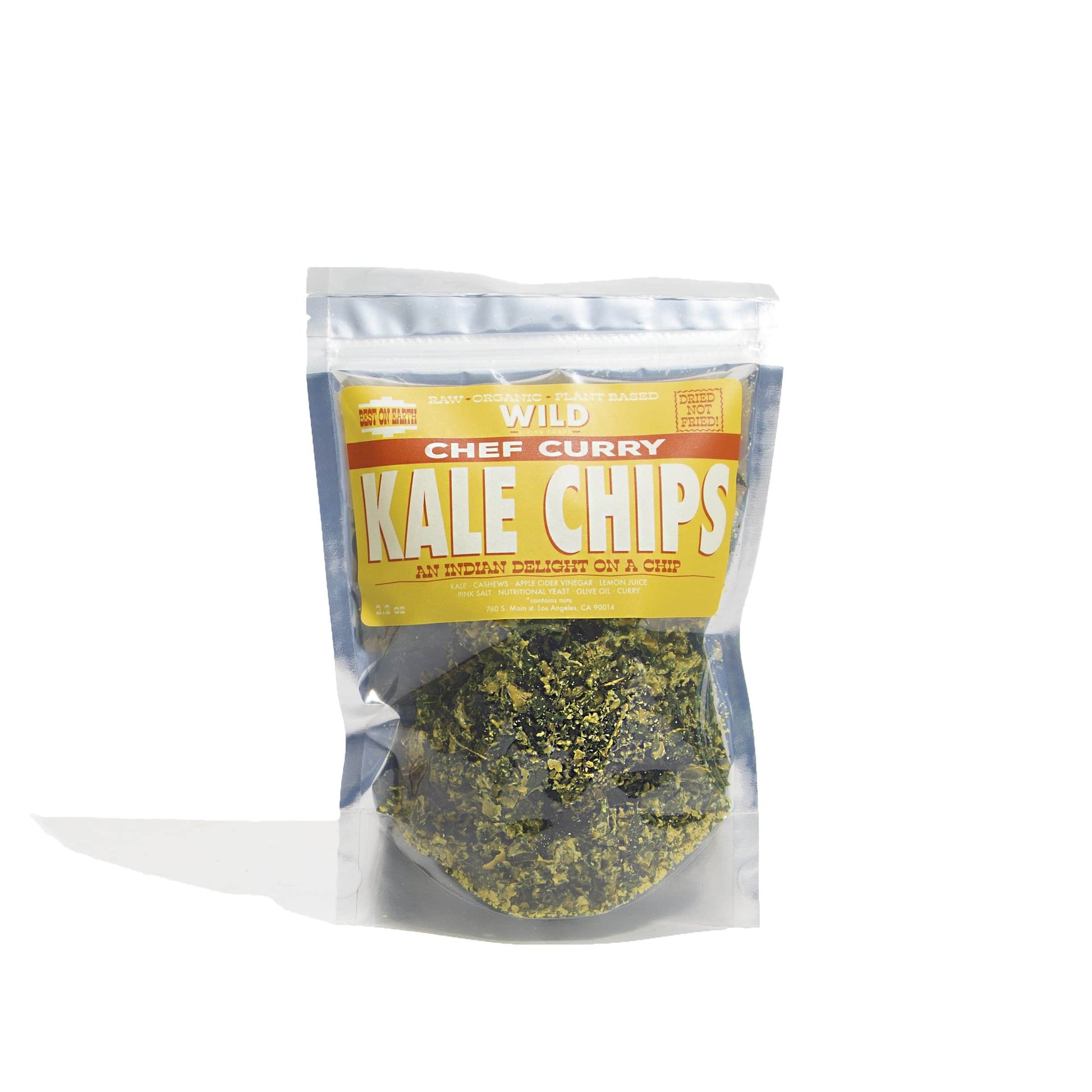 WILDLIVINGFOODS Chef Curry Kale Chips