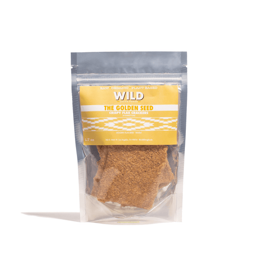 WILDLIVINGFOODS The Golden Seed: Crispy Flax Crackers